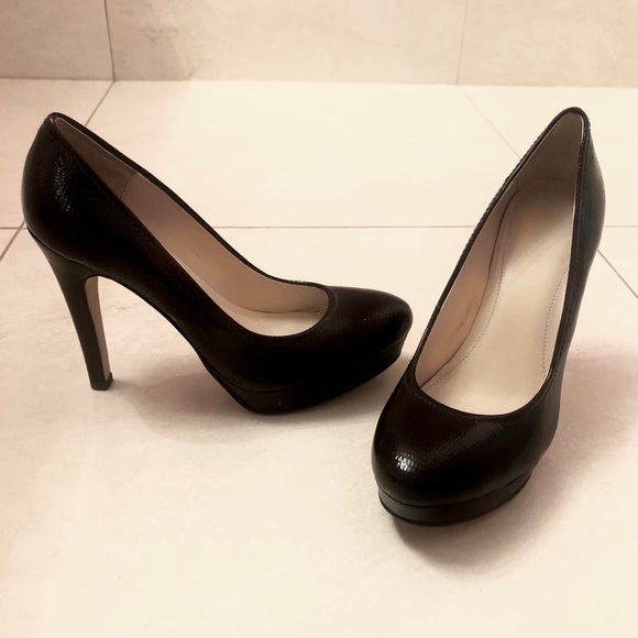 Calvin Klein Black Platform Heels